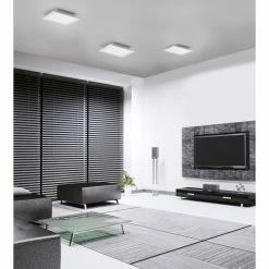 Leuchten Direkt Ls-FLAT Deckenpanel LED Weiß, 1-flammig, Fernbedienung, Farbwechsler -Smart Home Innenleuchten Verkäufe leuchten direkt ls flat deckenpanel 14680 16 4