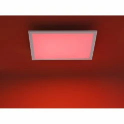 Leuchten Direkt Ls-FLAT Deckenpanel LED Weiß, 1-flammig, Fernbedienung, Farbwechsler -Smart Home Innenleuchten Verkäufe leuchten direkt ls flat deckenpanel 14681 16 12