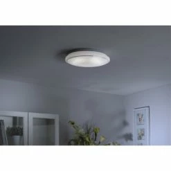 Leuchten Direkt Ls-JUPI Deckenleuchte LED Wei&szlig;, 1-flammig, Fernbedienung, Farbwechsler -Smart Home Innenleuchten Verkäufe leuchten direkt ls jupi deckenleuchte 14744 16 10