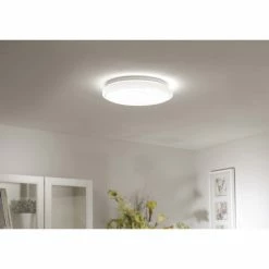 Leuchten Direkt Ls-JUPI Deckenleuchte LED Wei&szlig;, 1-flammig, Fernbedienung, Farbwechsler -Smart Home Innenleuchten Verkäufe leuchten direkt ls jupi deckenleuchte 14744 16 9