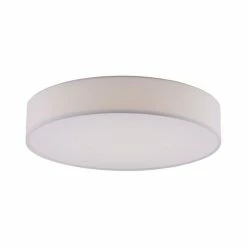 Leuchten Direkt Ls-KIARA Deckenleuchte LED Weiß, 1-flammig, Fernbedienung, Farbwechsler