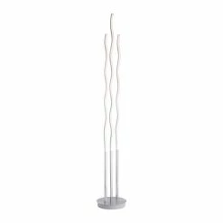 Leuchten Direkt Ls-WAVE Stehleuchte LED Edelstahl, 3-flammig, Fernbedienung, Farbwechsler -Smart Home Innenleuchten Verkäufe leuchten direkt ls wave stehleuchte 16268 55 2