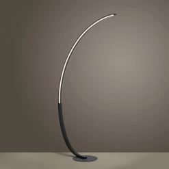 Leuchten Direkt Q-VITO Stehleuchte LED Anthrazit, 1-flammig, Fernbedienung -Smart Home Innenleuchten Verkäufe leuchten direkt q vito stehleuchte 445 13 10