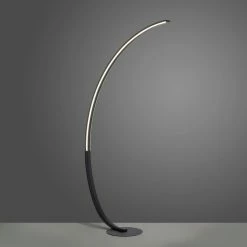 Leuchten Direkt Q-VITO Stehleuchte LED Anthrazit, 1-flammig, Fernbedienung -Smart Home Innenleuchten Verkäufe leuchten direkt q vito stehleuchte 445 13 11