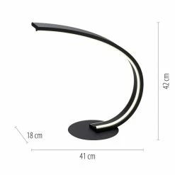 Leuchten Direkt Q-VITO Tischleuchte LED Anthrazit, 1-flammig, Fernbedienung -Smart Home Innenleuchten Verkäufe leuchten direkt q vito tischleuchte 4425 13 7