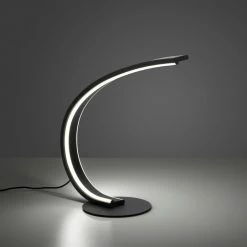 Leuchten Direkt Q-VITO Tischleuchte LED Anthrazit, 1-flammig, Fernbedienung -Smart Home Innenleuchten Verkäufe leuchten direkt q vito tischleuchte 4425 13 9