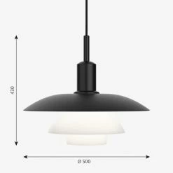 Louis Poulsen PH 5/5 H&auml;ngeleuchte LED Schwarz, 1-flammig -Smart Home Innenleuchten Verkäufe louis poulsen ph 5 5 haengeleuchte 5741106543 3