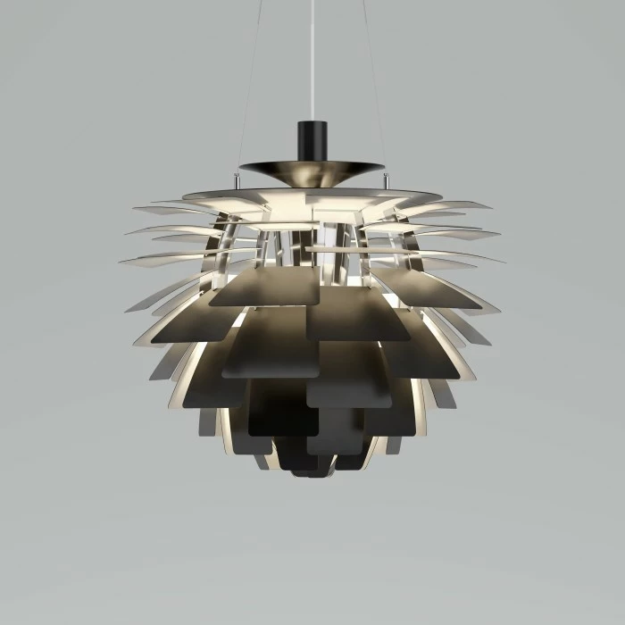 Louis Poulsen PH Artichoke Pendelleuchte LED Edelstahl, 1-flammig 1 Louis Poulsen PH Artichoke Pendelleuchte LED Edelstahl, 1-flammig