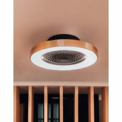 Mantra TIBET Deckenventilator LED Schwarz, Gold, 1-flammig, Fernbedienung -Smart Home Innenleuchten Verkäufe mantra tibet deckenventilator 7124 3