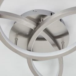 Hofstein Moemoto Deckenleuchte LED Nickel-Matt, 1-flammig, Fernbedienung -Smart Home Innenleuchten Verkäufe moemoto deckenleuchte h3384817 2