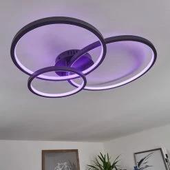 Hofstein Moemoto Deckenleuchte LED Anthrazit, 1-flammig, Fernbedienung 22 Hofstein Moemoto Deckenleuchte LED Anthrazit, 1-flammig, Fernbedienung -Smart Home Innenleuchten Verkäufe moemoto deckenleuchte h3384831 10