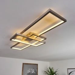 Hofstein Momahaki Deckenleuchte LED Nickel-Matt, 1-flammig, Fernbedienung -Smart Home Innenleuchten Verkäufe momahaki deckenleuchte h3384732 6
