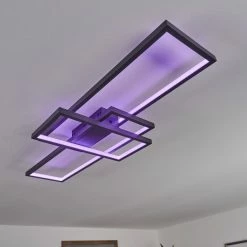 Hofstein Momahaki Deckenleuchte LED Anthrazit, 1-flammig, Fernbedienung -Smart Home Innenleuchten Verkäufe momahaki deckenleuchte h3384756 10