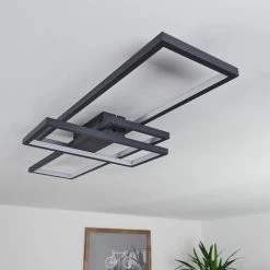 Hofstein Momahaki Deckenleuchte LED Anthrazit, 1-flammig, Fernbedienung -Smart Home Innenleuchten Verkäufe momahaki deckenleuchte h3384756 11