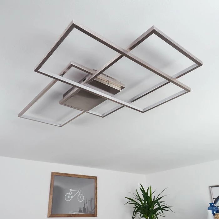 Hofstein Momahaki Deckenleuchte LED Chrom, 1-flammig, Fernbedienung 12 Hofstein Momahaki Deckenleuchte LED Chrom, 1-flammig, Fernbedienung – Bild 12