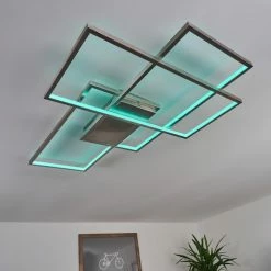 Hofstein Momahaki Deckenleuchte LED Chrom, 1-flammig, Fernbedienung 20 Hofstein Momahaki Deckenleuchte LED Chrom, 1-flammig, Fernbedienung -Smart Home Innenleuchten Verkäufe momahaki deckenleuchte h3384770 8