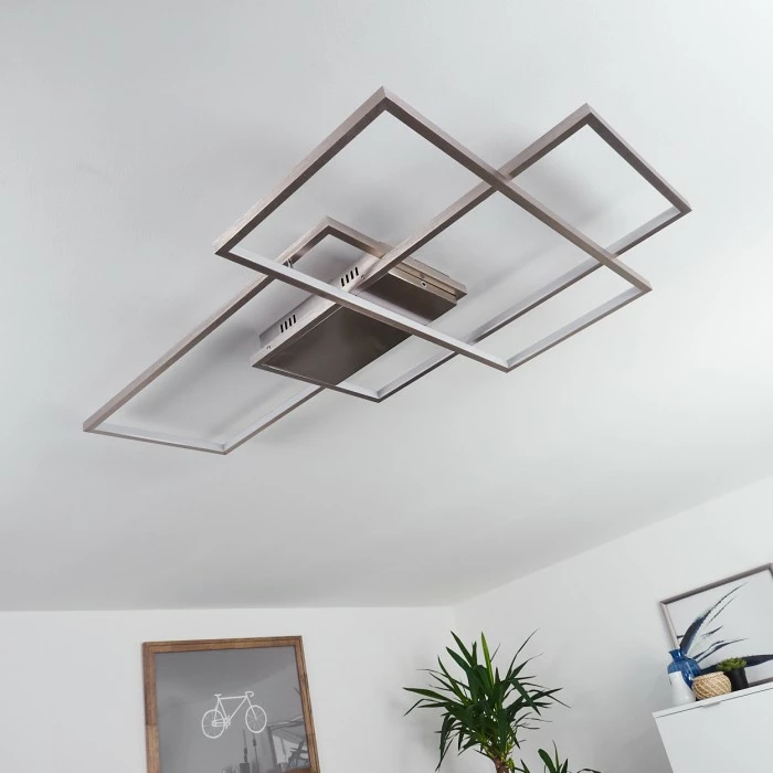 Hofstein Momahaki Deckenleuchte LED Chrom, 1-flammig, Fernbedienung 10 Hofstein Momahaki Deckenleuchte LED Chrom, 1-flammig, Fernbedienung – Bild 10