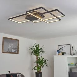 Hofstein Momahaki Deckenleuchte LED Anthrazit, 1-flammig, Fernbedienung -Smart Home Innenleuchten Verkäufe momahaki deckenleuchte h3384794 6