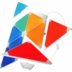 nanoleaf Rhythm Starter Kit Wandleuchte 9er-Pack LED Weiß, 1-flammig, Fernbedienung, Farbwechsler -Smart Home Innenleuchten Verkäufe nanoleaf rhythm starter kit wandleuchte 9er pack nl28 2002tw 9pk 10