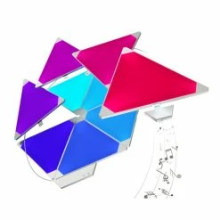 nanoleaf Rhythm Starter Kit Wandleuchte 9er-Pack LED Weiß, 1-flammig, Fernbedienung, Farbwechsler -Smart Home Innenleuchten Verkäufe nanoleaf rhythm starter kit wandleuchte 9er pack nl28 2002tw 9pk 3