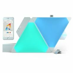 nanoleaf Rhythm Starter Kit Wandleuchte 9er-Pack LED Weiß, 1-flammig, Fernbedienung, Farbwechsler -Smart Home Innenleuchten Verkäufe nanoleaf rhythm starter kit wandleuchte 9er pack nl28 2002tw 9pk 6