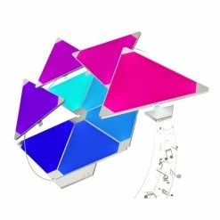 nanoleaf Rhythm Starter Kit Wandleuchte 9er-Pack LED Weiß, 1-flammig, Fernbedienung, Farbwechsler -Smart Home Innenleuchten Verkäufe nanoleaf rhythm starter kit wandleuchte 9er pack nl28 2002tw 9pk 7