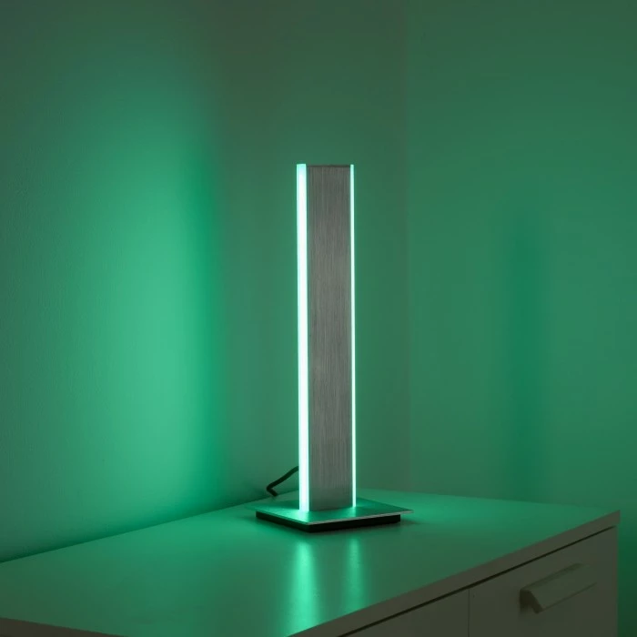 Paul Neuhaus Q-Serie Paul Neuhaus Q-ADRIANA Tischleuchte LED Aluminium, 2-flammig, Fernbedienung 2 Paul Neuhaus Q-Serie Paul Neuhaus Q-ADRIANA Tischleuchte LED Aluminium, 2-flammig, Fernbedienung – Bild 2