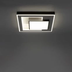 Paul Neuhaus Q-Serie Paul Neuhaus Q-ALTA Deckenleuchte LED Schwarz, 1-flammig, Fernbedienung -Smart Home Innenleuchten Verkäufe paul neuhaus q alta deckenleuchte 6124 18 9