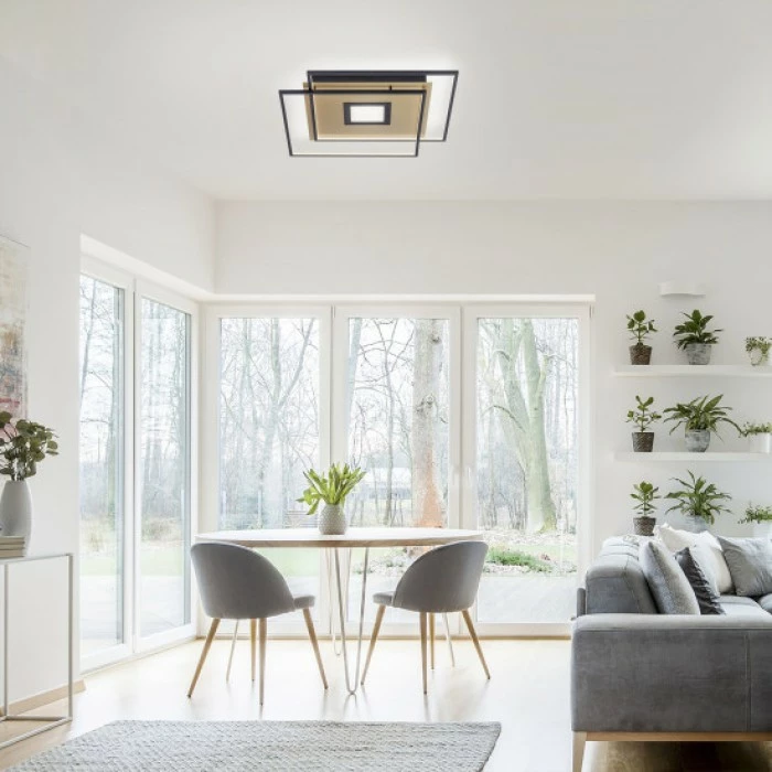 Paul Neuhaus Q-Serie Paul Neuhaus Q-AMIRA Deckenleuchte LED Schwarz, 1-flammig, Fernbedienung 5 Paul Neuhaus Q-Serie Paul Neuhaus Q-AMIRA Deckenleuchte LED Schwarz, 1-flammig, Fernbedienung – Bild 5