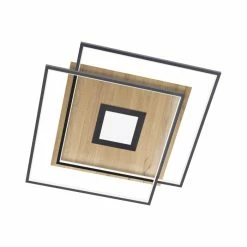 Paul Neuhaus Q-Serie Paul Neuhaus Q-AMIRA Deckenleuchte LED Holz hell, 1-flammig, Fernbedienung -Smart Home Innenleuchten Verkäufe paul neuhaus q amira deckenleuchte 8379 78 3