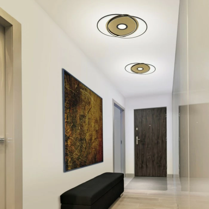 Paul Neuhaus Q-Serie Paul Neuhaus Q-AMIRA Deckenleuchte LED Schwarz, 1-flammig, Fernbedienung 3 Paul Neuhaus Q-Serie Paul Neuhaus Q-AMIRA Deckenleuchte LED Schwarz, 1-flammig, Fernbedienung – Bild 3