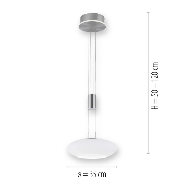 Paul Neuhaus Q-Serie Paul Neuhaus Q-ETIENNE Pendelleuchte LED Stahl gebürstet, 2-flammig, Fernbedienung 7 Paul Neuhaus Q-Serie Paul Neuhaus Q-ETIENNE Pendelleuchte LED Stahl gebürstet, 2-flammig, Fernbedienung – Bild 7
