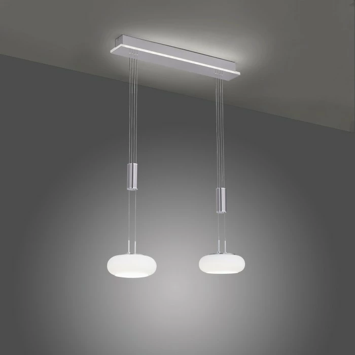 Paul Neuhaus Q-Serie Paul Neuhaus Q-ETIENNE Pendelleuchte LED Stahl gebürstet, 3-flammig, Fernbedienung 10 Paul Neuhaus Q-Serie Paul Neuhaus Q-ETIENNE Pendelleuchte LED Stahl gebürstet, 3-flammig, Fernbedienung – Bild 10