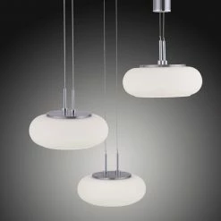 Paul Neuhaus Q-Serie Paul Neuhaus Q-ETIENNE Pendelleuchte LED Stahl gebürstet, 4-flammig, Fernbedienung -Smart Home Innenleuchten Verkäufe paul neuhaus q etienne pendelleuchte 2078 55 9