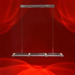 Paul Neuhaus Q-Serie Paul Neuhaus Q-Fisheye Pendelleuchte LED Edelstahl, 8-flammig, Fernbedienung, Farbwechsler -Smart Home Innenleuchten Verkäufe paul neuhaus q fisheye pendelleuchte 2460 55 5