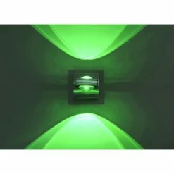 Paul Neuhaus Q-Serie Paul Neuhaus Q-Fisheye Wandleuchte LED Edelstahl, 2-flammig, Fernbedienung, Farbwechsler -Smart Home Innenleuchten Verkäufe paul neuhaus q fisheye wandleuchte 9115 55 4