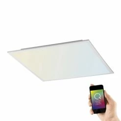 Paul Neuhaus Q-Serie Paul Neuhaus Q-Flag Deckenpanel LED Weiß, 1-flammig, Fernbedienung -Smart Home Innenleuchten Verkäufe paul neuhaus q flag deckenpanel 8079 16 3