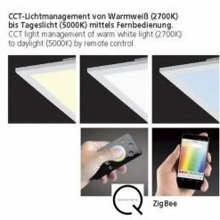 Paul Neuhaus Q-Serie Paul Neuhaus Q-Flag Deckenpanel LED Weiß, 1-flammig, Fernbedienung -Smart Home Innenleuchten Verkäufe paul neuhaus q flag deckenpanel 8079 16 4