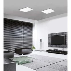 Paul Neuhaus Q-Serie Paul Neuhaus Q-Flag Deckenpanel LED Wei&szlig;, 1-flammig, Fernbedienung -Smart Home Innenleuchten Verkäufe paul neuhaus q flag deckenpanel 8095 16 2