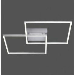 Paul Neuhaus Q-Serie Paul Neuhaus Q-Inigo Deckenleuchte LED Edelstahl, 2-flammig, Fernbedienung -Smart Home Innenleuchten Verkäufe paul neuhaus q inigo deckenleuchte 6429 55 7