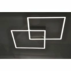 Paul Neuhaus Q-Serie Paul Neuhaus Q-Inigo Deckenleuchte LED Edelstahl, 2-flammig, Fernbedienung -Smart Home Innenleuchten Verkäufe paul neuhaus q inigo deckenleuchte 6430 55 k 2