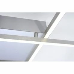 Paul Neuhaus Q-Serie Paul Neuhaus Q-Inigo Deckenleuchte LED Edelstahl, 2-flammig, Fernbedienung -Smart Home Innenleuchten Verkäufe paul neuhaus q inigo deckenleuchte 6430 55 k 5