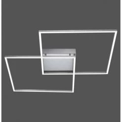 Paul Neuhaus Q-Serie Paul Neuhaus Q-Inigo Deckenleuchte LED Edelstahl, 2-flammig, Fernbedienung -Smart Home Innenleuchten Verkäufe paul neuhaus q inigo deckenleuchte 6430 55 k 6