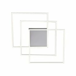 Paul Neuhaus Q-Serie Paul Neuhaus Q-INIGO Deckenleuchte LED Nickel-Matt, 3-flammig, Fernbedienung -Smart Home Innenleuchten Verkäufe paul neuhaus q inigo deckenleuchte 8196 55 7