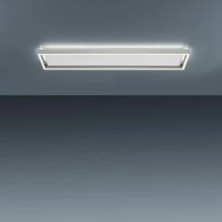 Paul Neuhaus Q-Serie Paul Neuhaus Q-KAAN Deckenleuchte LED Stahl geb&uuml;rstet, 2-flammig, Fernbedienung -Smart Home Innenleuchten Verkäufe paul neuhaus q kaan deckenleuchte 6531 55 10