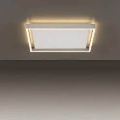 Paul Neuhaus Q-Serie Paul Neuhaus Q-KAAN Deckenleuchte LED Stahl geb&uuml;rstet, 2-flammig, Fernbedienung -Smart Home Innenleuchten Verkäufe paul neuhaus q kaan deckenleuchte 6532 55 10