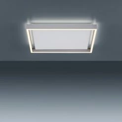 Paul Neuhaus Q-Serie Paul Neuhaus Q-KAAN Deckenleuchte LED Stahl geb&uuml;rstet, 2-flammig, Fernbedienung -Smart Home Innenleuchten Verkäufe paul neuhaus q kaan deckenleuchte 6532 55 12