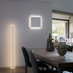 Paul Neuhaus Q-Serie Paul Neuhaus Q-KAAN Deckenleuchte LED Stahl geb&uuml;rstet, 2-flammig, Fernbedienung -Smart Home Innenleuchten Verkäufe paul neuhaus q kaan deckenleuchte 6532 55 3