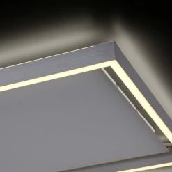 Paul Neuhaus Q-Serie Paul Neuhaus Q-KAAN Deckenleuchte LED Stahl geb&uuml;rstet, 2-flammig, Fernbedienung -Smart Home Innenleuchten Verkäufe paul neuhaus q kaan deckenleuchte 6532 55 8