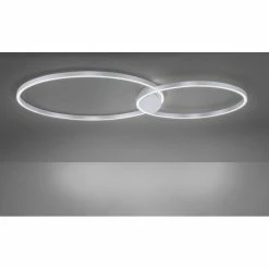 Paul Neuhaus Q-Serie Paul Neuhaus Q-KATE Deckenleuchte LED Aluminium, 1-flammig, Fernbedienung -Smart Home Innenleuchten Verkäufe paul neuhaus q kate deckenleuchte 6590 95 5